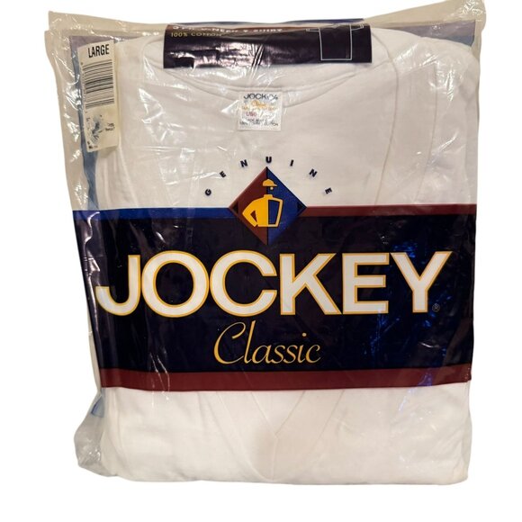 Jockey Other - NWT! Vintage 1994 Jockey Men's Classic V-Neck Cotton T-Shirt Size L